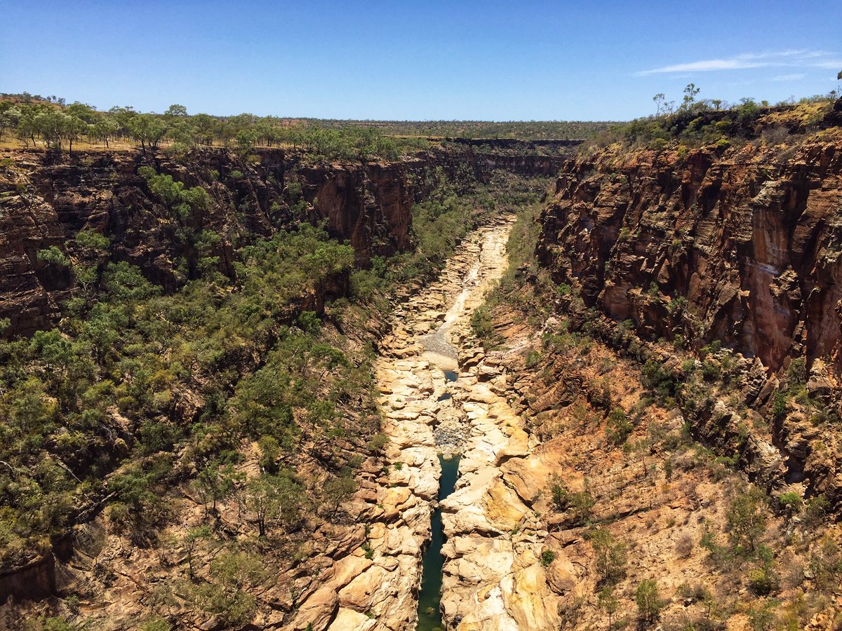 And I thought scoring the best sausage roll at Holden’s Bakery in Hughenden couldn’t be topped today - Porcupine Gorge is a bit of a gem. #roadtrip for work in <a href="/OUTBACK_QLD/">Outbackqueensland</a> 💯 #thisisqueensland 🚗 😁