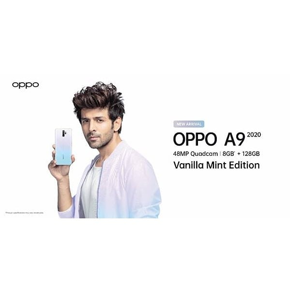 TrendatedTech's tweet photo. OPPO introduces a stylish-new Vanilla Mint color variant of the A9 2020.

#OPPO #OPPOA9 #OPPOA92020 #oppoa9vanilamint #vanilamint #kartikaaryan #5xdualcamerazoom #technology #tech #technews #trendatedtech #trendated 

@oppomobileindia 
@oppo https://t.co/MASkqmoeLH
