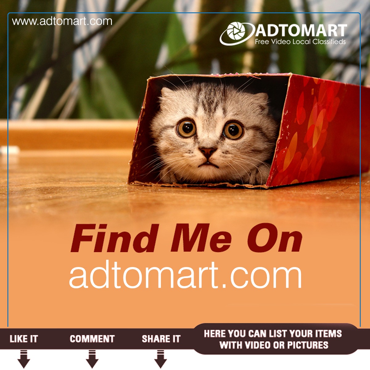 AdtoMart's tweet photo. Buy Pets on Adtomart!
Post Your Free Ad Now at- https://t.co/WQVviAZvuw
#Adtomart #videoads #freevideoads #freevideoadsinindia #sellonline #sellandbuy #sellanything #buyanything #oldproduct #postadsforfree #postfreeads https://t.co/J4a0t5O83o