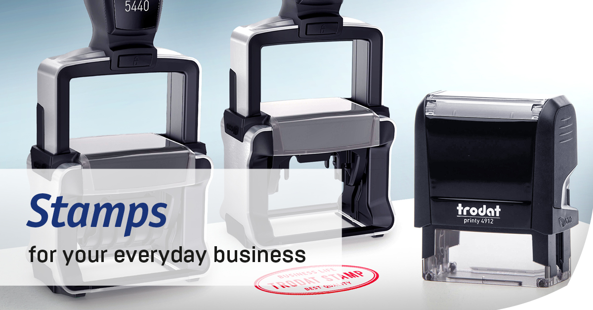 Gear up for your #office with our personalisable #stamps! Available in many models and ink colours! unitedprint.com