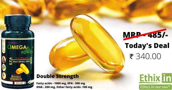 EthixIn's tweet photo. Buy Omega-3 Capsule - Rs.340/-

Double Strength -Strong Power Soft Gel

Buy Now Click Here - https://t.co/HZ2Db2rYA0

#omega #omega3 #fishoil #omegacapsule 

#MindBlock #Doctor #MyMentalHealthIn3Words #health https://t.co/jNd9JSPNMG
