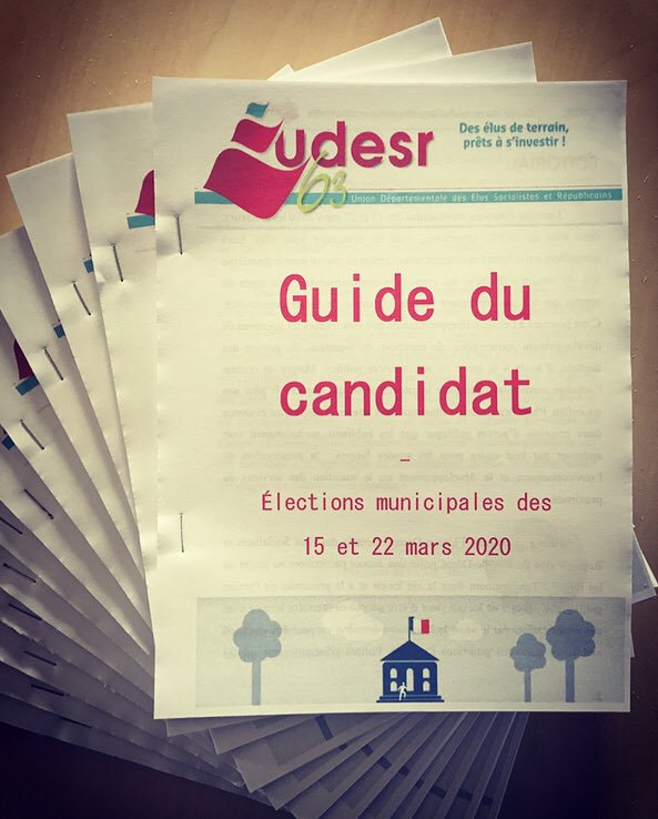 udesr63's tweet photo. 🌹#Municipales2020 !

✅@anthonyleroy63 Président de l'@udesr63 a présenté le #Guide du #Candidat réalisé en interne afin d'apporter une aide et des éléments aux candidat.e.s de la #Gauche aux prochaines élections #municipales !

#UDESR63 https://t.co/j2jfwmv4IC