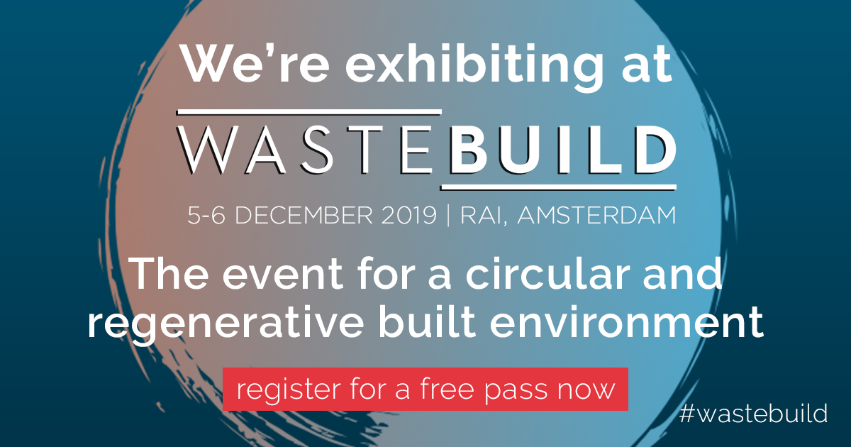 Wij exposeren o.a. onze oplossingen voor circulair bouwen met prefab beton op Wastebuild stand A130, 5 en 6 december. Bestel je gratis toegangspas op  bit.ly/33Wo0t5 

#Wastebuild #circulairbouwen