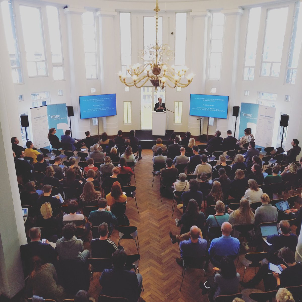 Vandaag aanwezig in de BOZAR te Brussel voor de voorstelling van onze Sensei en andere innovatieve onderwijstoepassingen. Minister van onderwijs, Ben Weyts, gaf het startschot voor dit inspirerende event! 

#gent #onderwijs #imec <a href="/imec_int/">imec</a> <a href="/BenWeyts/">Ben Weyts</a>