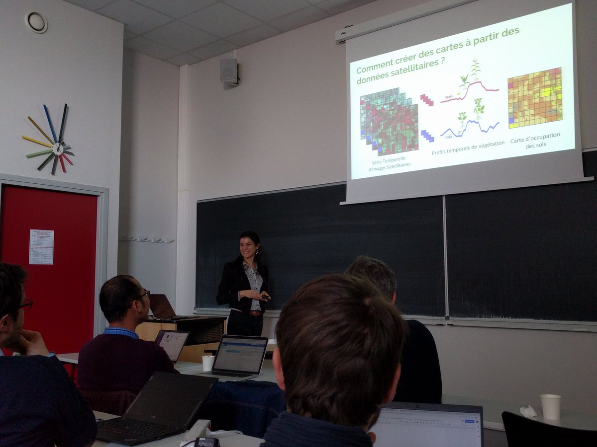 First keynote of <a href="/GDR_MaDICS/">GdR MaDICS</a> MACLEAN Young Researchers'day : Charlotte Pelletier from <a href="/UBS_universite/">UBS_universite</a> about multitemporal Earth observation.