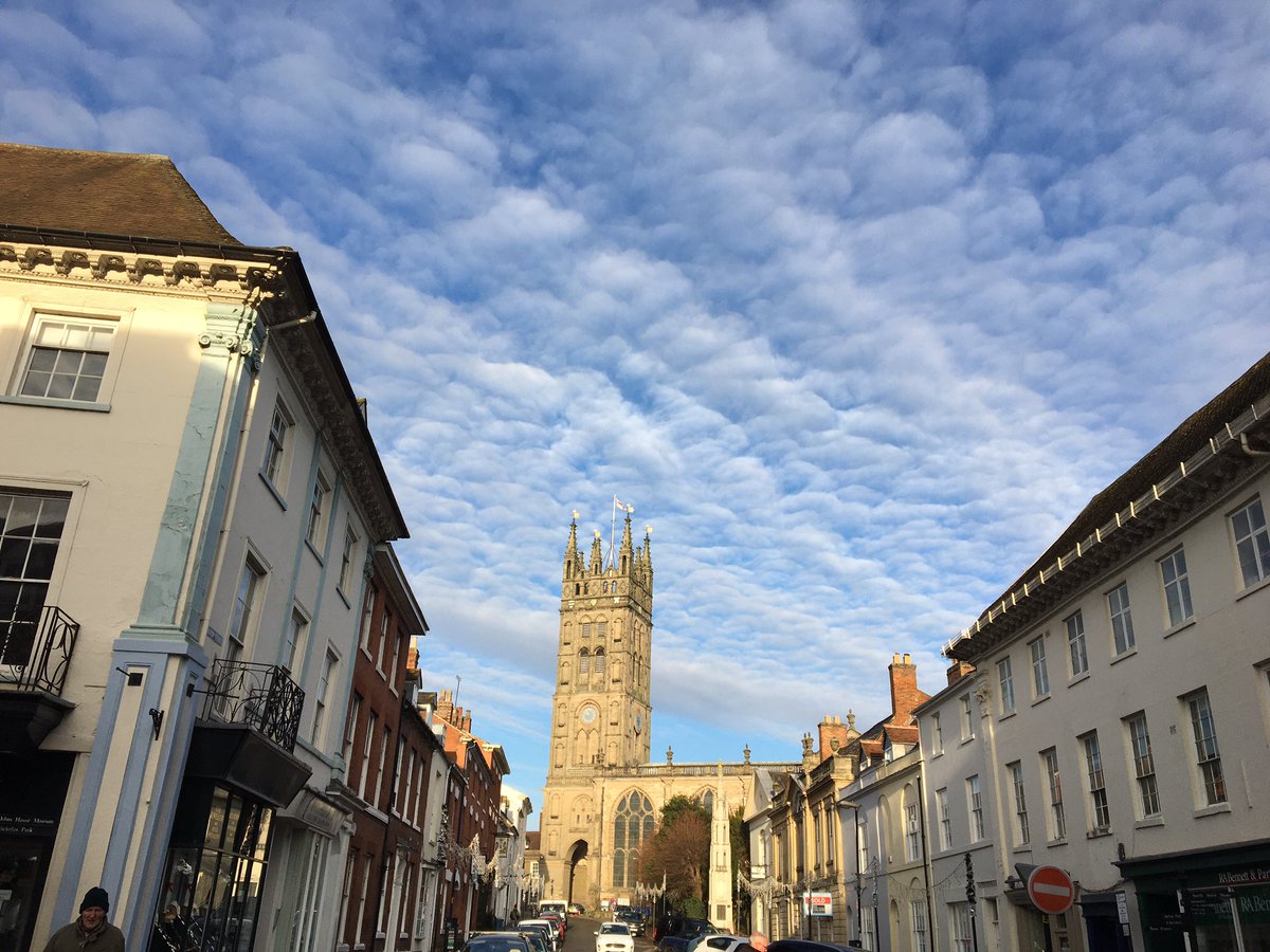 Beautiful sky in Warwick this morning ❤️