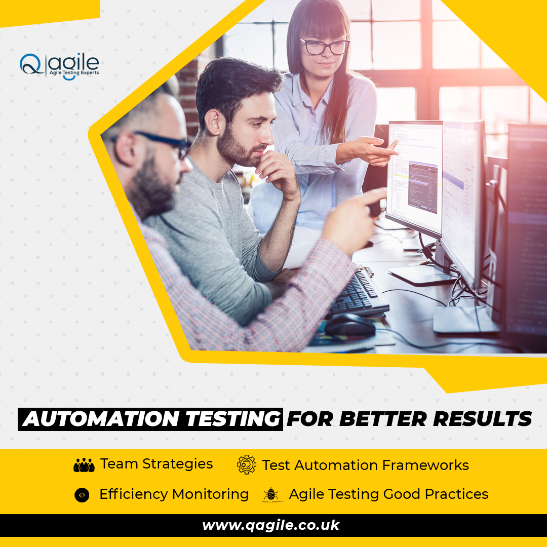 qagile's tweet image. Our best ever automation testing services assist in improving the test accuracy and overall quality of the product. Allow our adroit test engineers to serve you the best. Visit us for more!

#agiletesting #agileconsultancy #london #uk #sdet #testingautomation #automationtesting