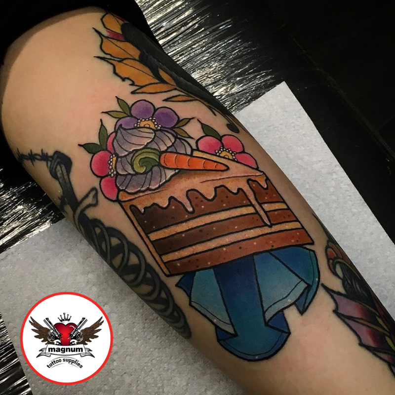 Update more than 149 cake tattoo latest