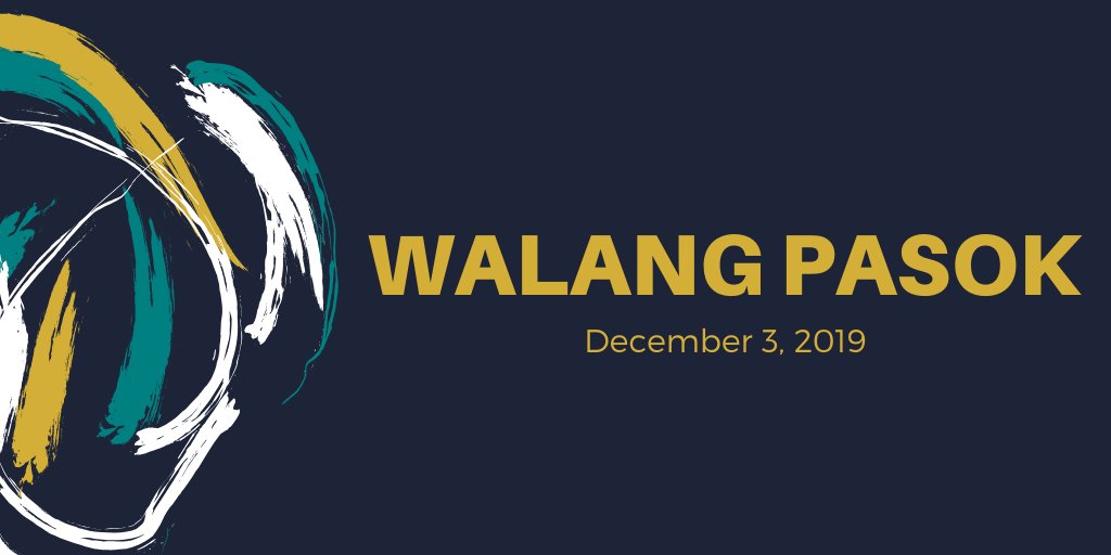 nrmfmaypasokba's tweet photo. From the office of the President. Classes are suspended due to Typhoon Tisoy.

Stay safe everyone!
#TisoyPH https://t.co/fbVN2qyqfX