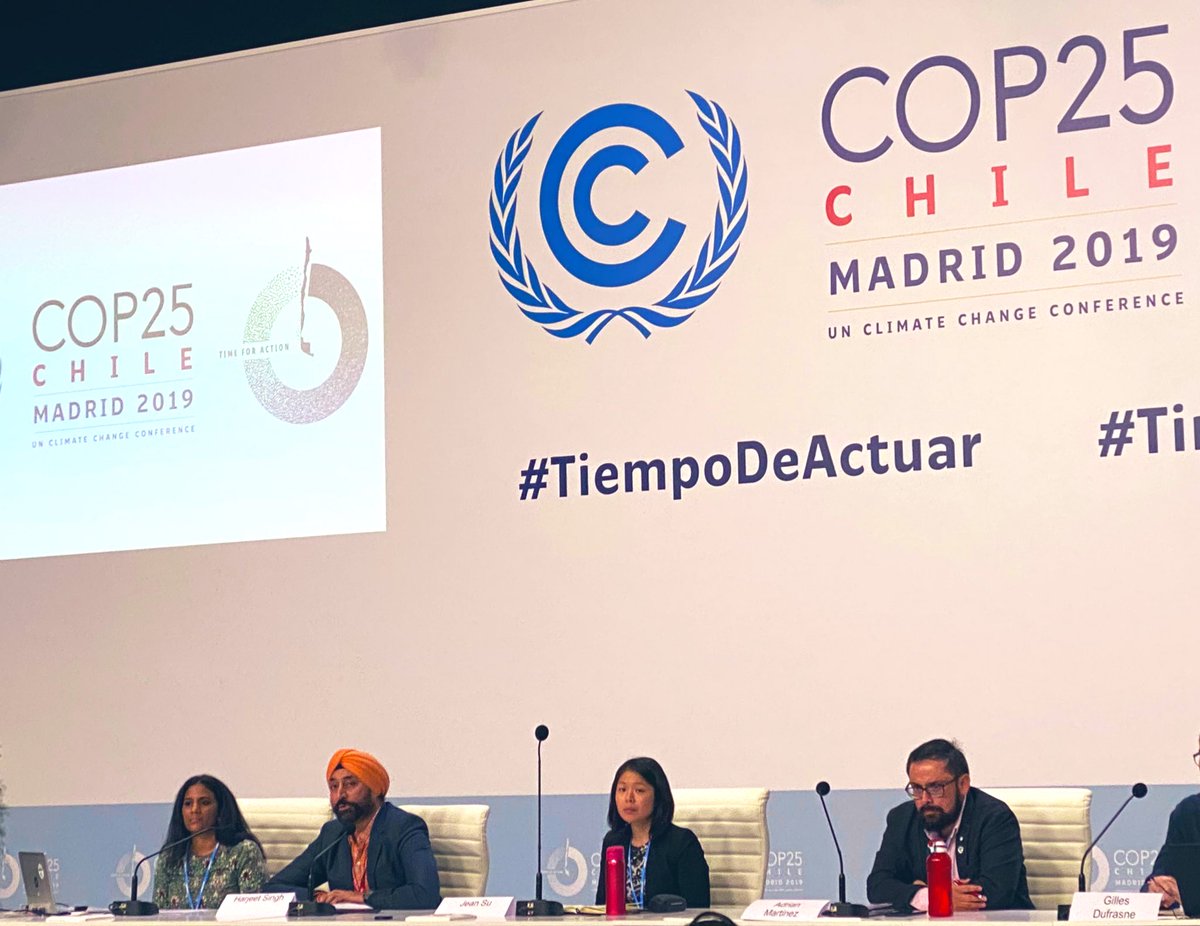 ashleysiefert's tweet photo. According to @ajeansu: Fossil fuel companies are literally cooking our planet and governments are lagging in their efforts to address the climate emergency on behalf of the people they represent. #COP25Madrid #TimeForAction https://t.co/cwP0qZodQn