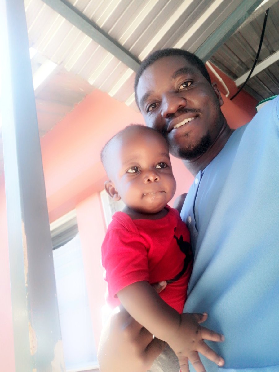 Took this little human being to under 5 clinic (sikelo) at my workplace for growth monitoring, and vaccination. As fathers, where time is allowing, let us take part in the health care of our little ones. #maleinvolvement💪