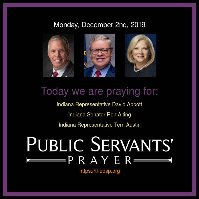 Praying4_IN's tweet photo. Today we are praying for Rep. David Abbott, @ron_alting and @terrijaustin - https://t.co/0hfLmQCBUF https://t.co/CepFAU2gtt