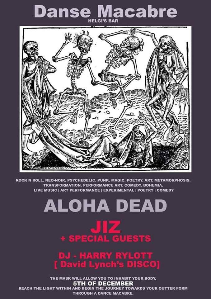 aloha_dead's tweet photo. This Thursday #Alohadeadlive #dancemacabre #jiz #helgis https://t.co/TWeR7T74jq