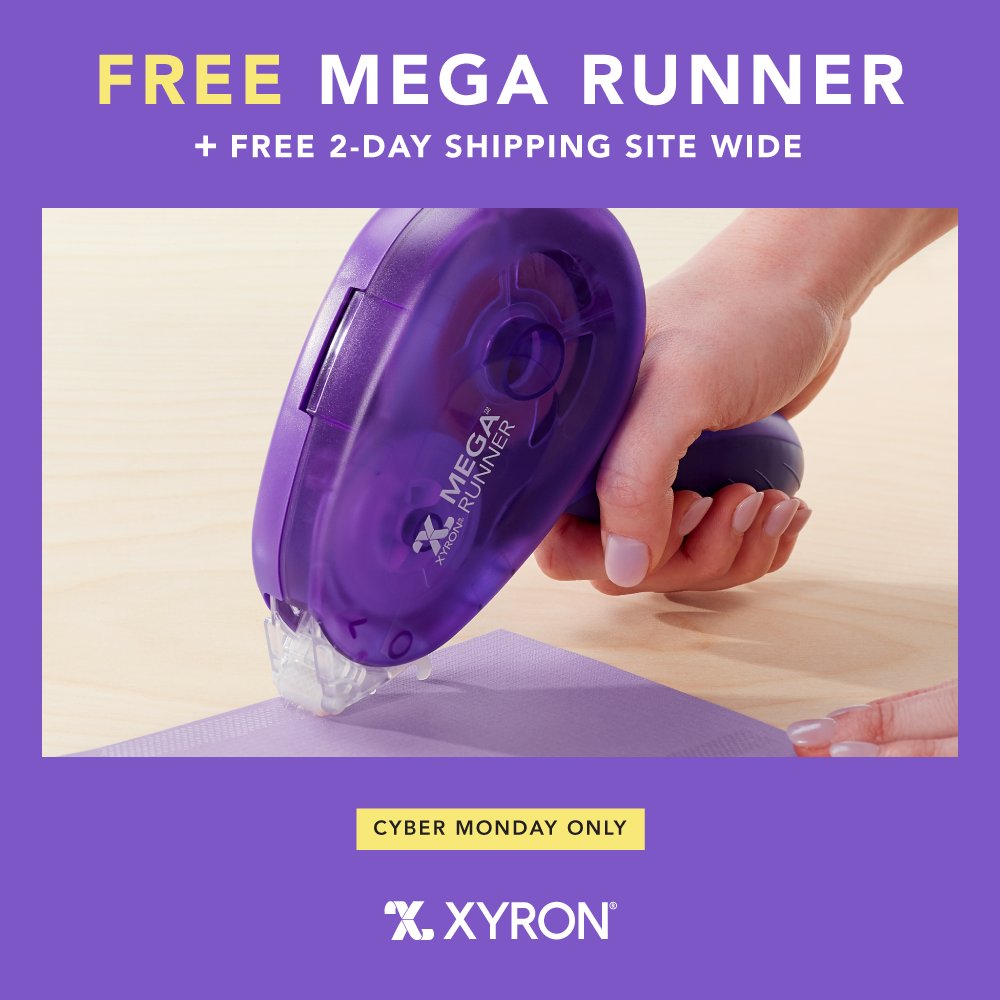 xyroninc's tweet photo. ****Cyber Monday Special!****
Check out www,https://t.co/pOWSy7O1G8
Happy Shopping!
#cybermonday #xyron #megarunner #xyronstickers #xyronadhesive https://t.co/cw8Bw3tqnO