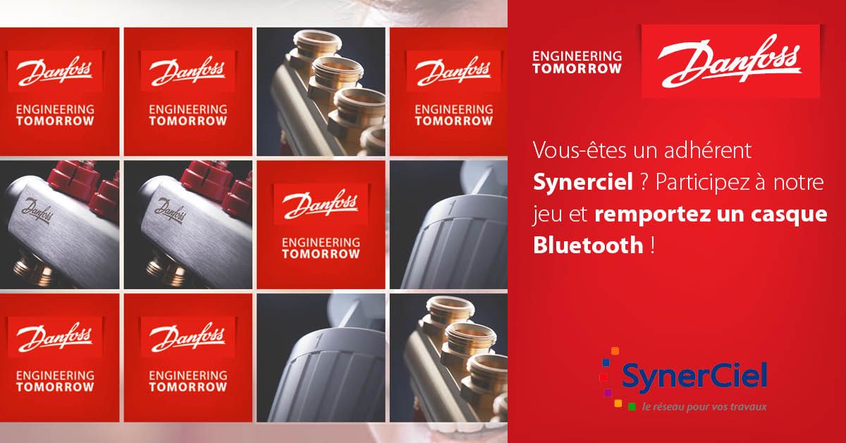 Danfoss_France's tweet photo. Vous aimez la technologie ? vous aimez l’efficacité énergétique ?
Nous, ce que nous aimons, c'est vous faire plaisir !
Vous êtes un adhérent @Synerciel, participez à notre jeu et remportez un cadeau ! 👉
https://t.co/pz68VzNpRY
#Danfoss #EngineeringTomorrow #Synerciel https://t.co/q2yBQdJNzr