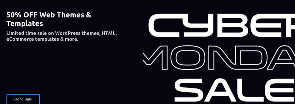 mywallznetwork's tweet photo. Cyber Monday Sale! Get 50% Off on Web Themes &amp; Code
https://t.co/LekojZ2iTo https://t.co/AWcKVAoNdp