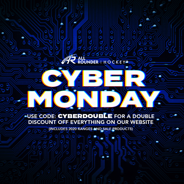 LAST CHANCE TO GET A DOUBLE DISCOUNT!

Use code: CYBERDOUBLE to get a DOUBLE DISCOUNT OFF EVERYTHING - HURRY, ENDS MIDNIGHT TONIGHT!

Shop now: allrounderhockey.com