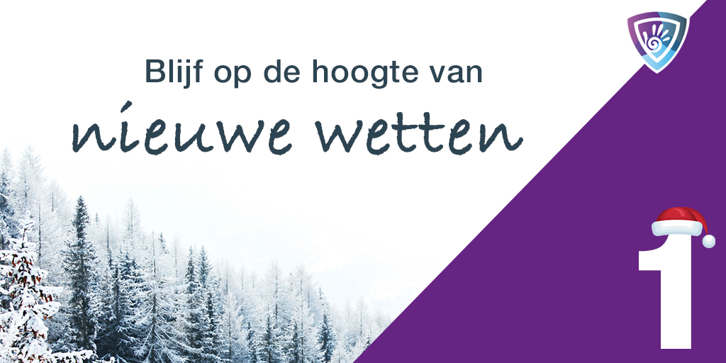 Onze eerste adventtip: blijf altijd op de hoogte van relevantie branche-informatie zoals nieuwe wetten die ingaan. Jouw juridische documenten in orde voor 2020? Neem contact met onze ICT-juristen op! #jurist #ict