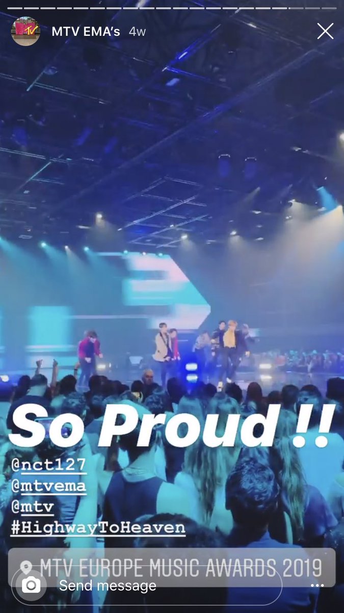I meant cant remember how many times he mentioned how proud he is with NCT127. 