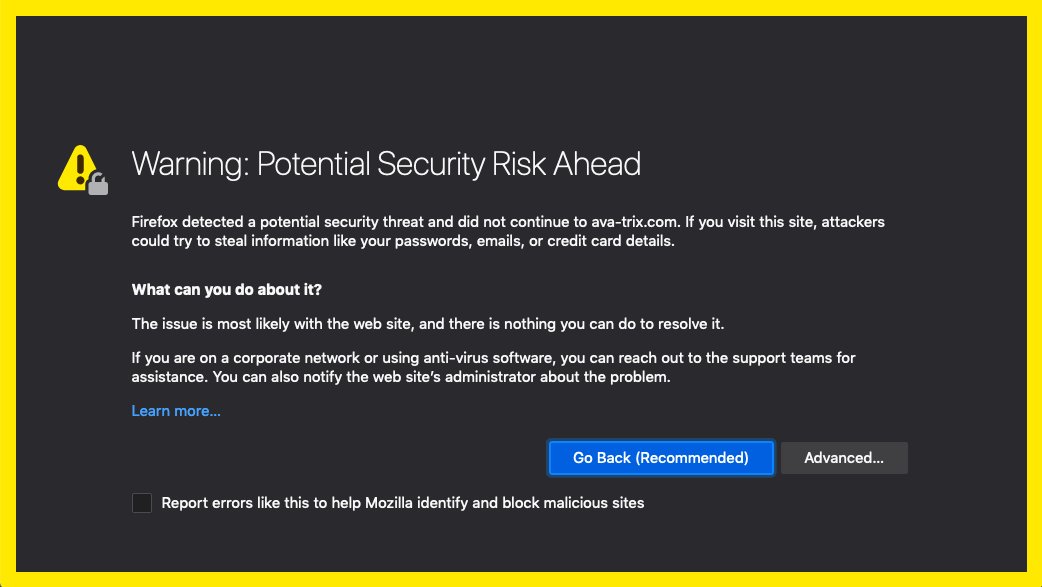 tomdekens's tweet photo. @DNSBelgium Potential Security Risk warning als je op de link van https://t.co/NdlZBrZmYi klikt... https://t.co/7azJ0qcc0y