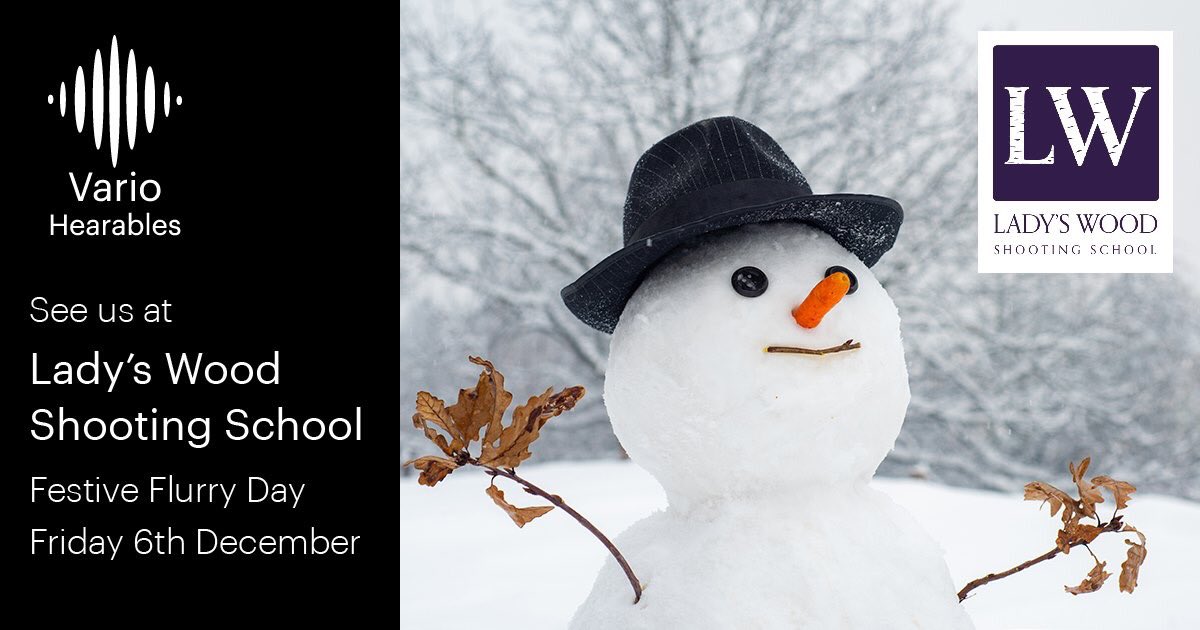 Warm your bones with us in the clubhouse at @LadysWood this Friday. Might at well get your ear impressions done while your turkey and stuffing roll goes down 😉