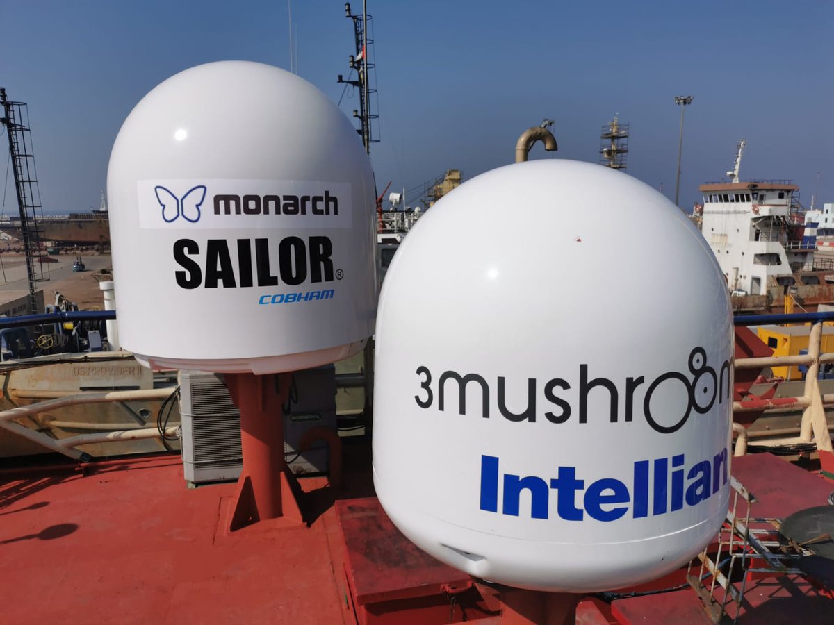 Last week our engineers completed two new installations of Sailor 900 #vsat antennas and Intellian i4, TVROs. This week six new are underway, indicating our strong presence in the area as a valuable partner, supplier of global satellite communications. zurl.co/pTZ2