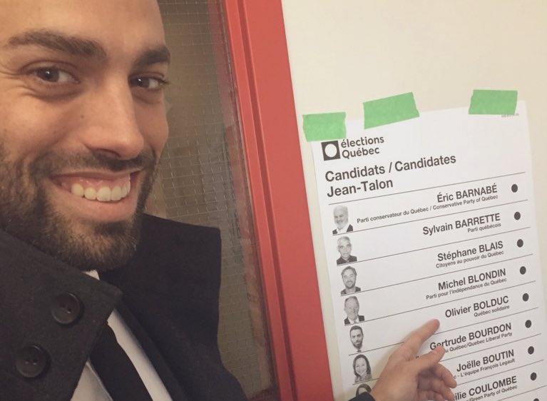 olivierbolducqs's tweet photo. J’ai voté 🗳! Les électeurs et les électrices de Jean-Talon ont jusqu’à 20h pour faire de même. #polqc @QuebecSolidaire https://t.co/6Kgcme4nkt