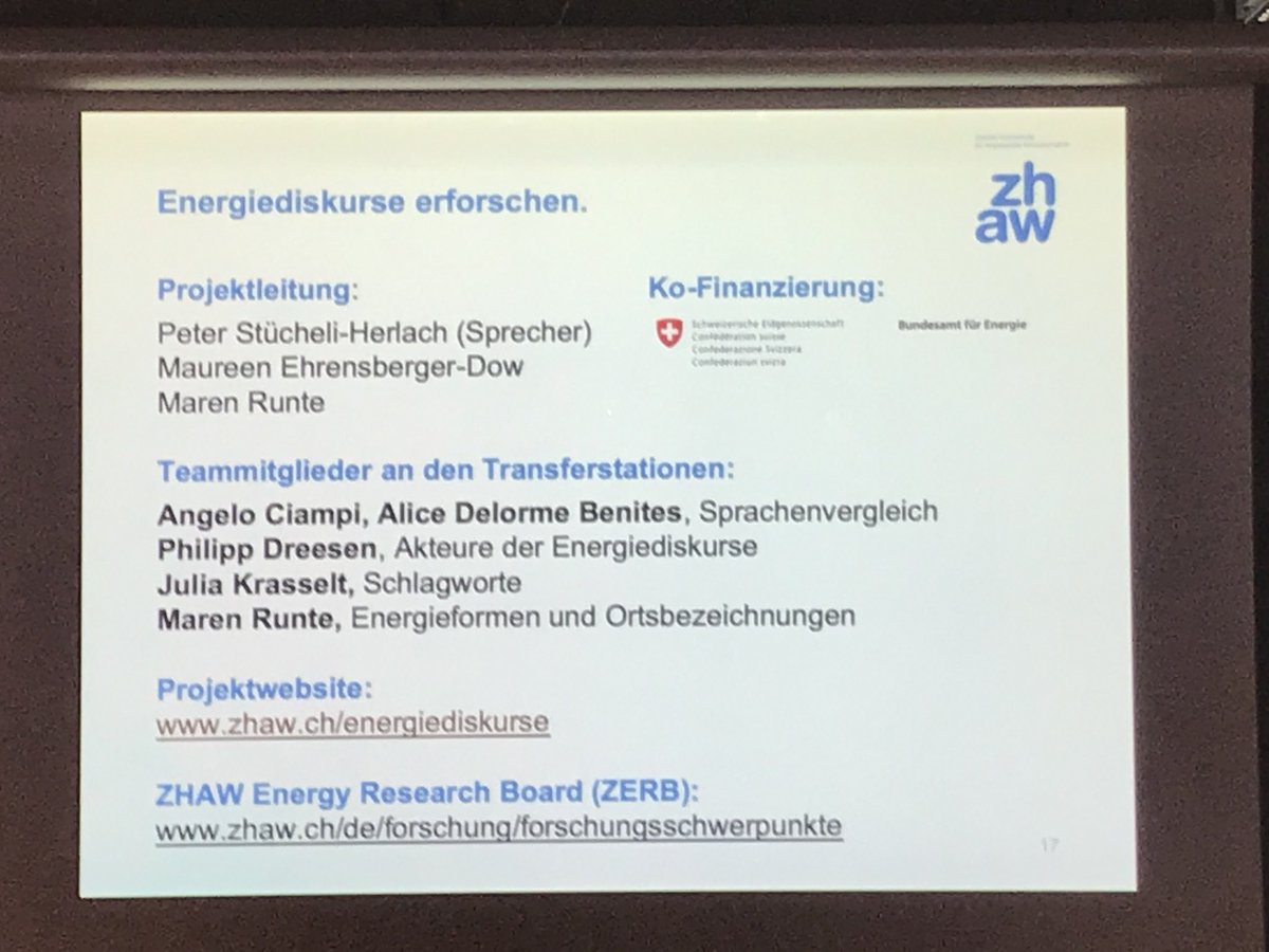 Danke für die interessanten Forschungsergebnisse und einen erfolgreichen Workshop! #energiediskurse #projectmembers ⁦@ZHAWLinguistik⁩ ⁦<a href="/Stuepe/">Peter Stücheli-Herlach</a>⁩ ⁦<a href="/ehre_maureen/">Maureen Ehrensberger</a>⁩