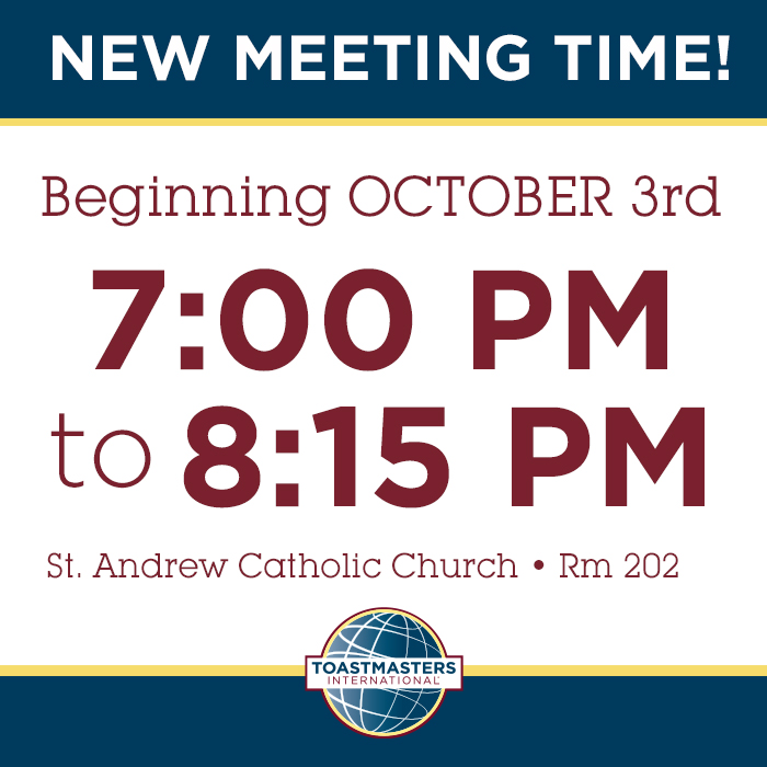 St. Leo the Great is back this week!  We look forward to seeing you Thursday for another great meeting!  
#toastmasters #d44toastmasters #roswellga #archatl