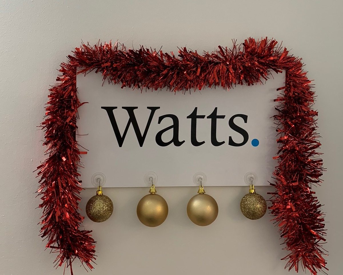 WattsLeeds's tweet photo. We are stepping into Christmas in the office today now the countdown has officially begun, 23 sleeps to go! #ChristmasIsComing looking forward to our Christmas Party...Wall...Award 😜 https://t.co/OTRi9Fpik1