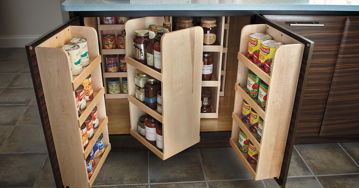 Swing-Out Multi-Storage Pantry Cabinet