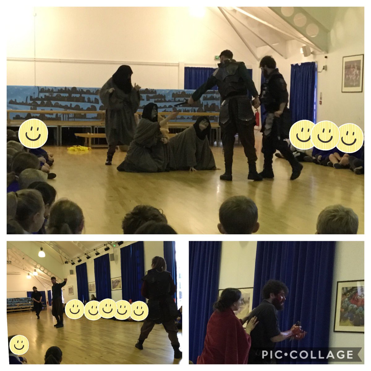 Thanks to <a href="/youngshakeco/">Young Shakespeare Co</a> for a captivating performance of Macbeth with Years 5 and 6 today. The children  loved it and we can’t wait to delve further into the story