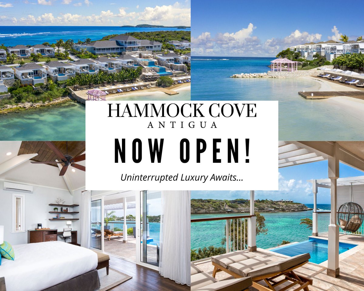 RMILimited's tweet photo. We are delighted to announce that Hammock Cove Antigua, the latest addition to @eliteislandresorts portfolio opened on schedule 1st December 2019! 

To find out more about what Hammock Cove has to offer, simply visit https://t.co/BnViQ1LzYw https://t.co/eJZIgsz6qB