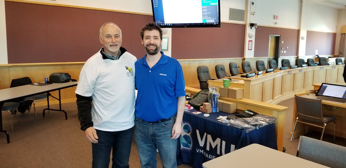 PGVMUG's tweet photo. Thanks to Jeff O and Chris M from #VMware for coming to our meeting last Friday. Jeff gave a great talk on #projectpacific https://t.co/ELJjEWcIgx