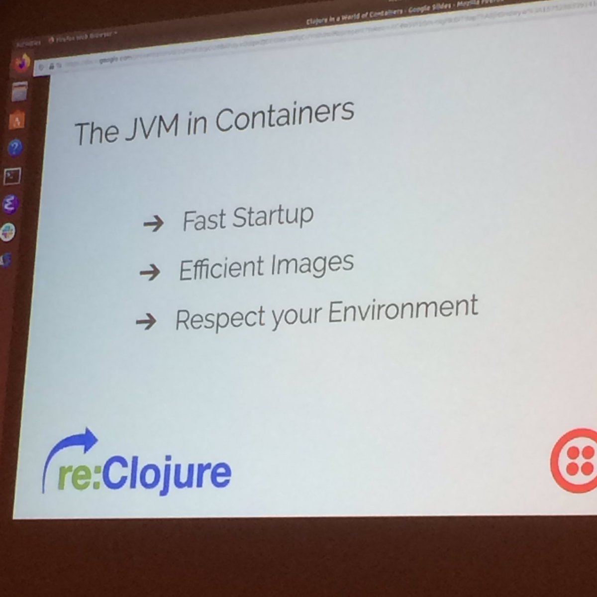 _3Jane's tweet image. What do we want? Fast startup! When do we want it? NOW!!! #reClojure