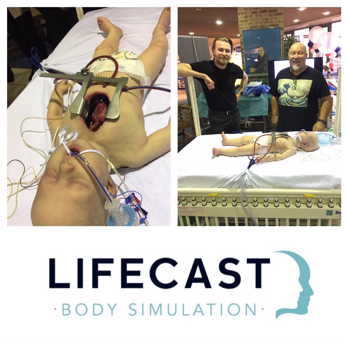 simulabcn's tweet photo. Maniquís para practicar cirugía torácica pediátrica... Lo más, como no de @Lifecast_Body!
#simulation #surgery #pediatrics https://t.co/6uEHc4xYUa