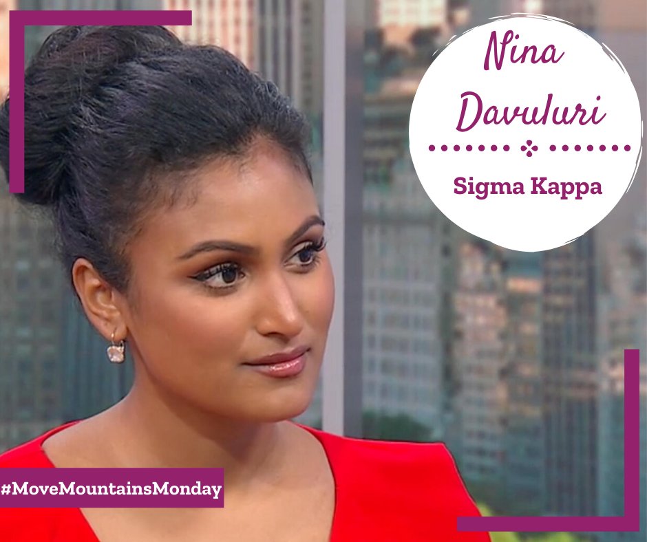 TheSororityLife's tweet photo. Nina Davuluri became Miss American in 2014. Using her platform she decided to make a change on beauty standards. She launched #CirclesofUnity to encourage conversation about diversity issues.
Learn more below. ๐๐
https://t.co/zggRpO4kNg
#MoveMountainsMonday #SororityWomen https://t.co/4B7O21B531