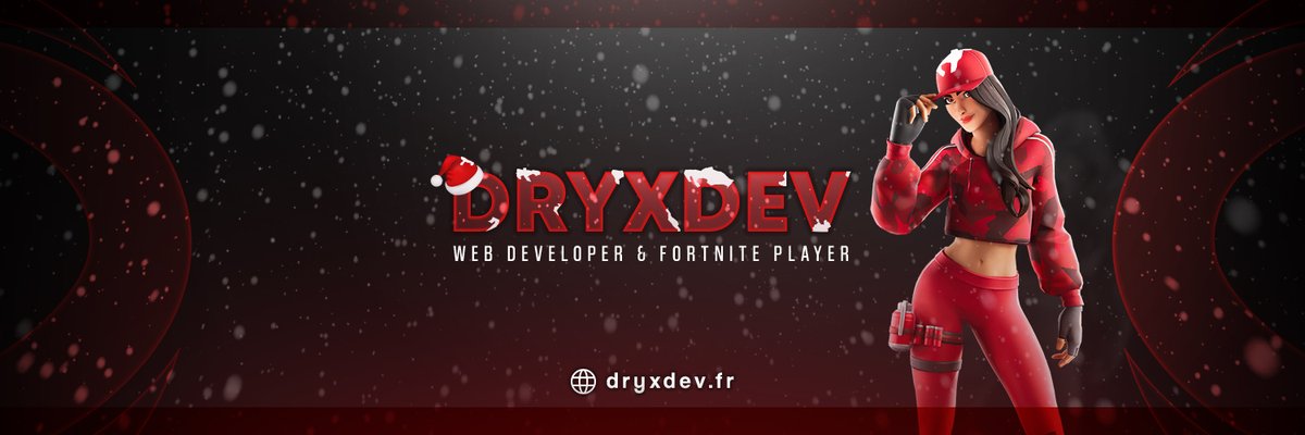 DRYXDEV's tweet image. Merci à @MeydeyGFX pour la bannière de noël 😋🙃