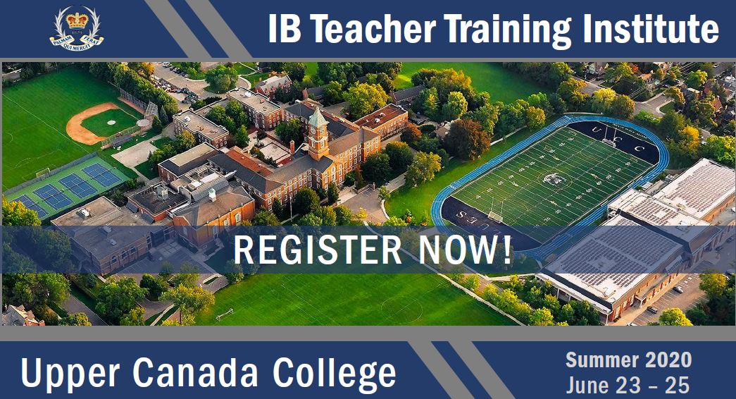 UCC_Community's tweet photo. As a proud #IBprogramme school, #UCC offers an IB Teacher Training Institute every year and registration for 2020 is open now! Visit https://t.co/f3KAl0HWkY for more information or contact Fatima Remtulla at fremtulla@ucc.on.ca 🏫 https://t.co/CO3mqLQyNT