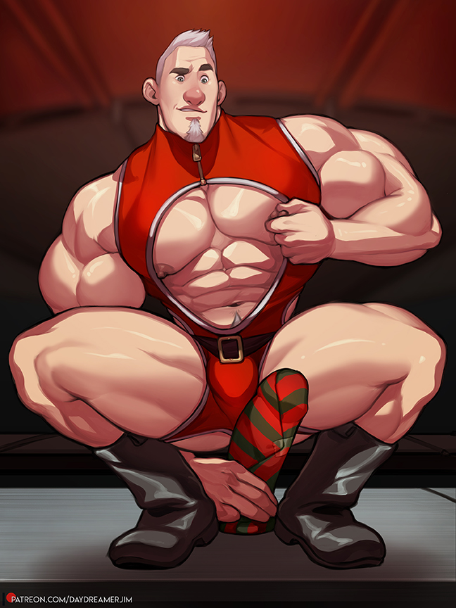 JimsDaydreams's tweet photo. As Christmas approaches, Steve Claus is quality testing all the toys for you naughty boys out there 😈❄ https://t.co/nyxLmHlWk6
