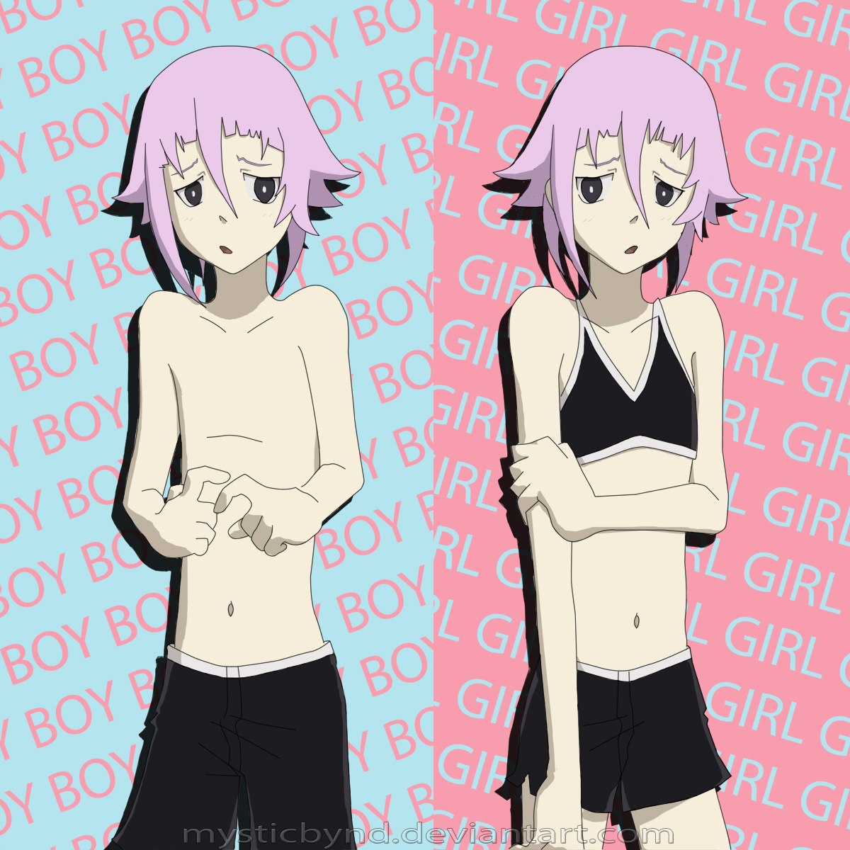 JKDragoneel's tweet photo. couldn't they have just picked 1 gender for Crona? girl? boy? or what instead of manga its a girl, anime boy.... https://t.co/cFyr1ywEzN