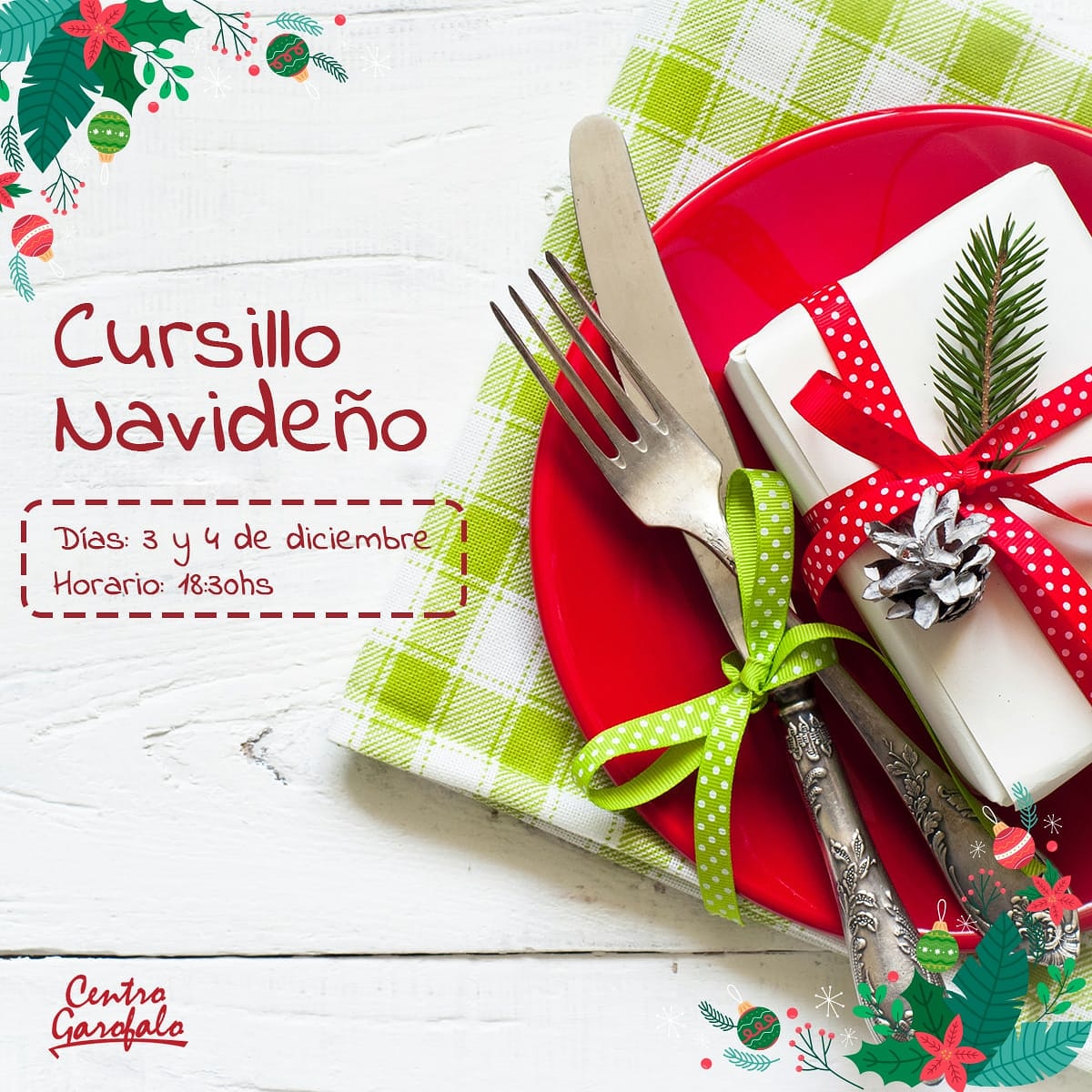 centrogarofalo's tweet photo. ¡El gran día ya está llegando! ¡Te recordamos que si sos Alumno o Ex Alumno solo abonas 200.000gs para este #CursilloNavideño! 🤩 https://t.co/AsVgI1nYWQ