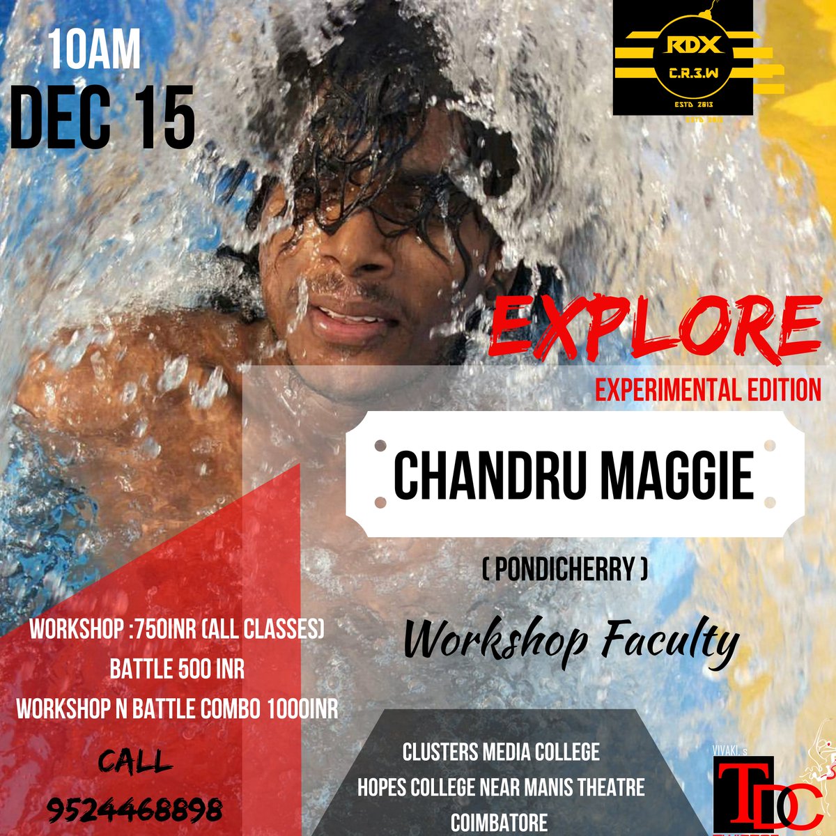 chandruswaggers's tweet photo. Good news!!! Hello Coimbatore โบ๏ธCome and flow with me ๐This is exclusive for movers who believe in freedom and spirituality. #spirituality #experimental #movements #movemetsworkshop #dance #Kalari #yoga #movementsflow #movemets
#kalaripayattu #kalarigram #flow #mover #workshop https://t.co/puyQ351adn