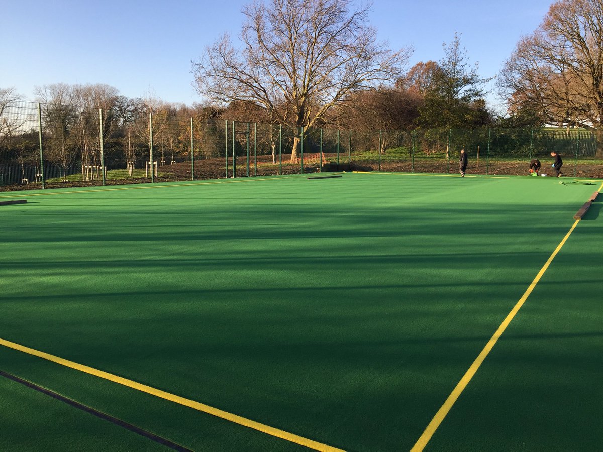 StevePlayrite's tweet photo. @etcsports are almost done in December with a #needlepunch low sand infill #matchplay2 surface from @PlayriteSurface #buildinganactivenation https://t.co/eC916GVQuM
