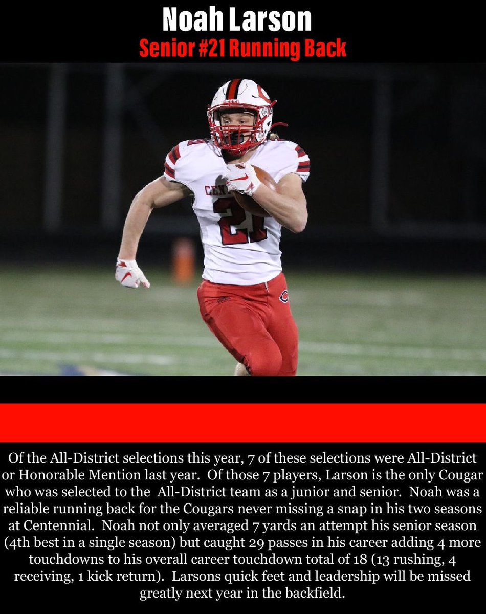 CentCougsFB's tweet photo. All-District (cont.): https://t.co/vm6BzA80s1