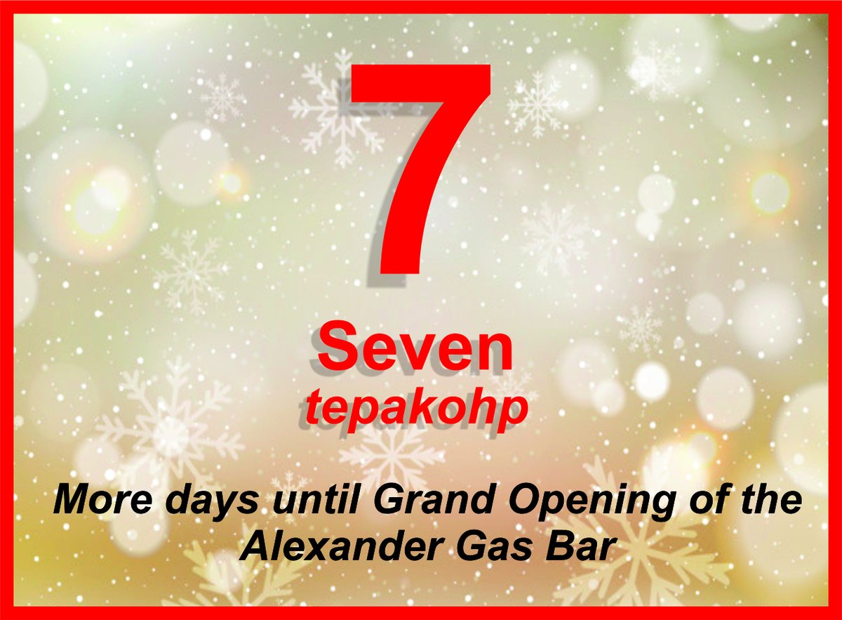 The countdown is on...