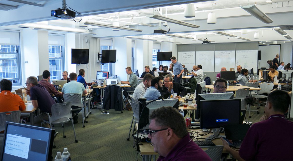 LF_Edge's tweet image. .@EdgeXFoundry&apos;s #EdgeXOpen #hackathon presented by @LF_Edge &amp;amp; @RILAtweets last month was fun. Check out the video and stay tuned for details about the next one! bddy.me/2YcZS46 @DellTech @IntelRetail @HP @Canonical @deepvisionai @IOTechSystems @IoTium_inc  @ZededaEdge