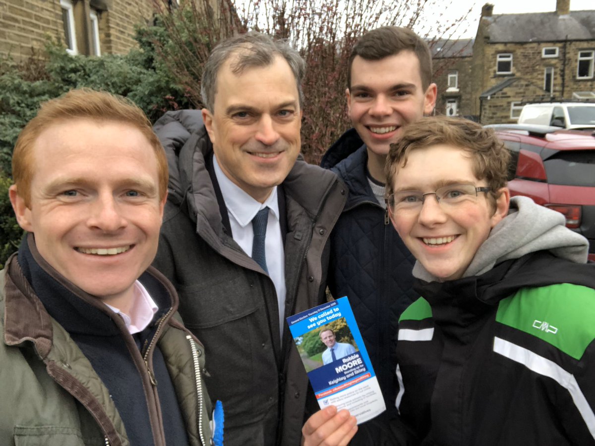 Great to be out again with <a href="/_RobbieMoore/">Robbie Moore MP</a> - such a strong candidate for #Keighley, #Ilkley, #Silsden <a href="/Conservatives/">Conservatives</a>