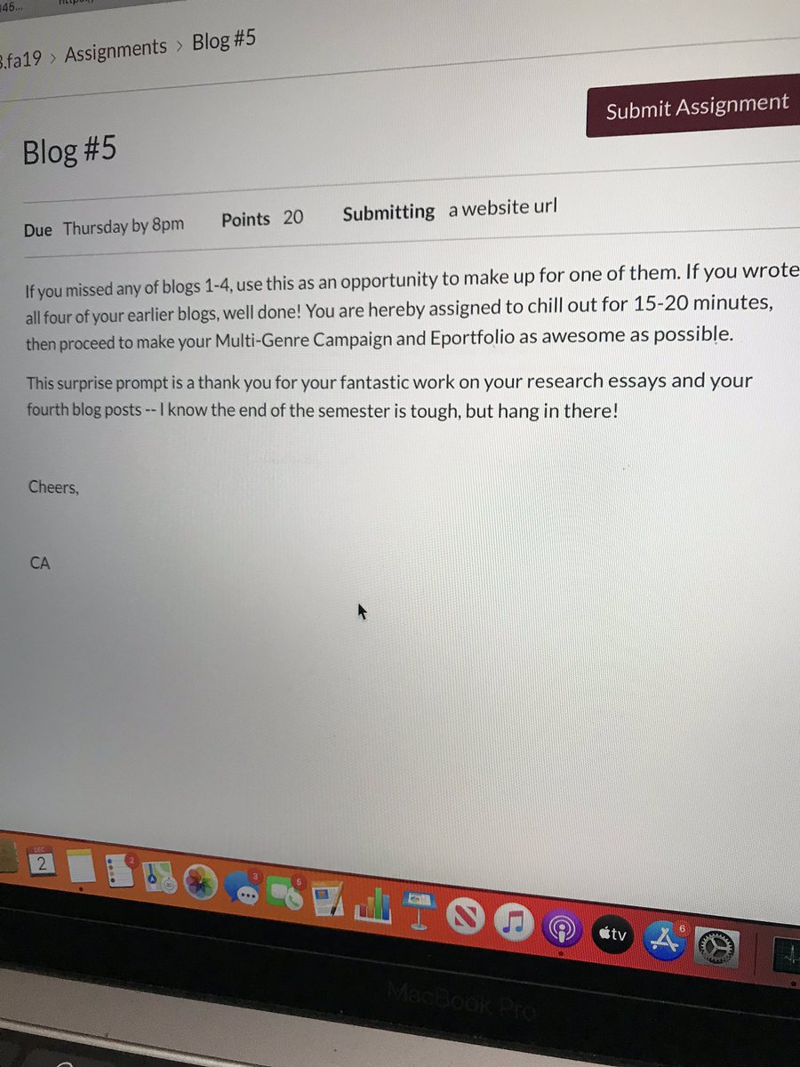 cridgeway2135's tweet photo. The prompt for blog 5 just made my day #FSU2135123 https://t.co/9VwLXurSM2