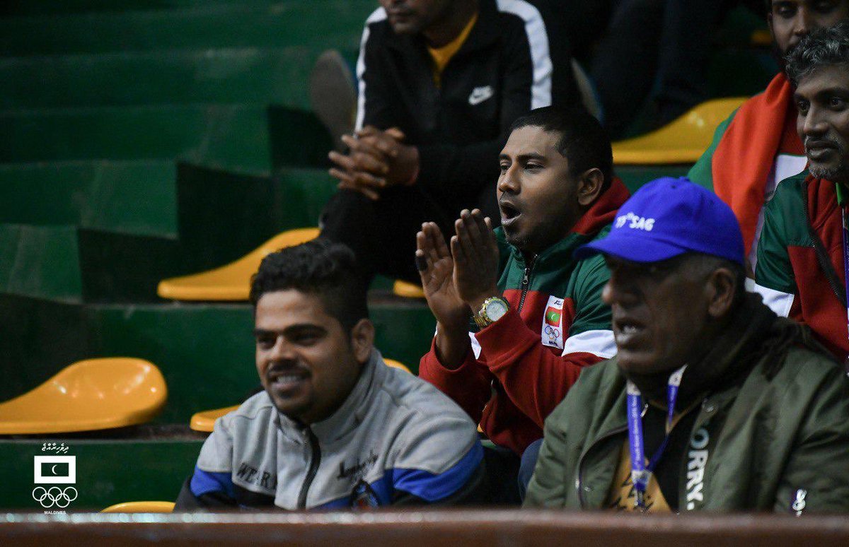 AhmedMahloof's tweet photo. It was a good performance from our National Women’s Volleyball Team in the 3rd place match against a strong Sri Lankan side,the best result in a SA games in Women’s Volleyball. With more support I’m confident they will do better in the tournaments ahead.🇲🇻🏐 https://t.co/LJlXhrUS0O